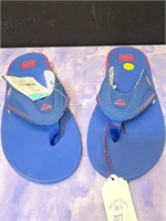Brand new w/ tags Reef flip flops Chicago Cubs 11