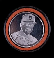 Cal Ripken Jr 999 Silver Medallion