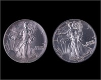 American Eagle 999 Silver Medallions (2)