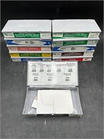 11- Gray Plastic Storage Boxes 11"x5 1/2"x2"