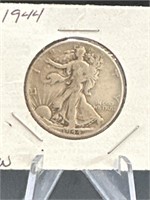 1944 90% silver walking liberty half dollar