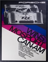 1973 Porsche Mosport Can-An Racing Poster