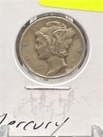 Mercury Head, silver dime 1941 – S 90% silver
