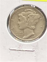 Silver mercury Head dime 90% silver 1941-S