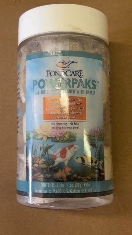 Contains 8 x 1oz 28 g Packs Powerpack Pond