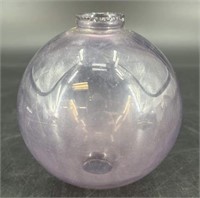 Antique Amethyst Glass Lightening Rod Ball For