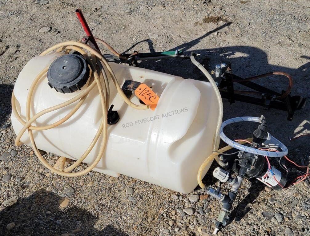 ATV Sprayer Tank w/ Arms & Pump