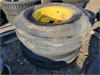 4 - Tractor Tires with Wheels 10.00-16