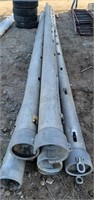 6-- 30' Aluminum Gated Pipe