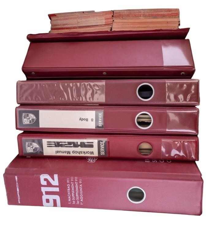Porsche Service Manuals 912, 912E, 924, 928, & 930