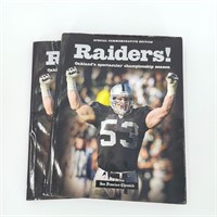 NFL Raiders Commemorative Edition Books