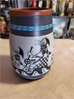 Native American Art Vase
