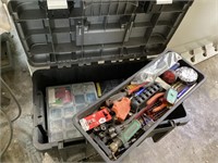 Husky toolbox full of screws, misc