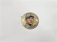 EARLY AL SIMMONS PINBACK BUTTON