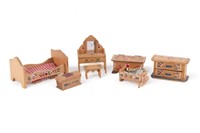 Collection of Doll House Furniture (7 pcs)