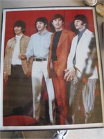 The Beatles photo, framed