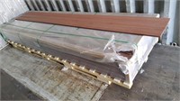 12' Composite Decking 3D Wood Grain-Red Wood