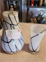 Art Glass Vase Set