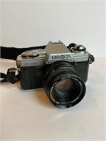 Minolta x-370 Camera with a Minolta lens.