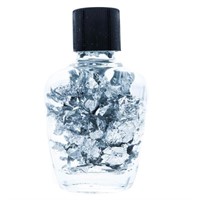 The Elements -Assayers Glass Jar Silver Leaf Flake