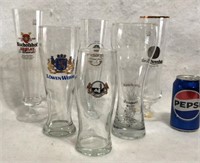 Foreign Tall Beer Glass Lot