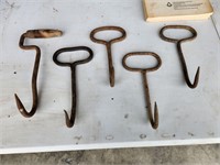 Vintage hay hooks