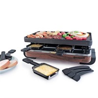 Swissmar Classic 8-Person Faux Wood Raclette with