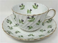 Aynsley Scotch TYhistle Cup & Saucer