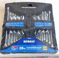 New Kobalt 28 pc Combination Wrench Set