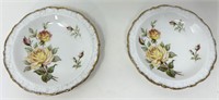 Pair of Paragon "Peace Rose" Small Dishes