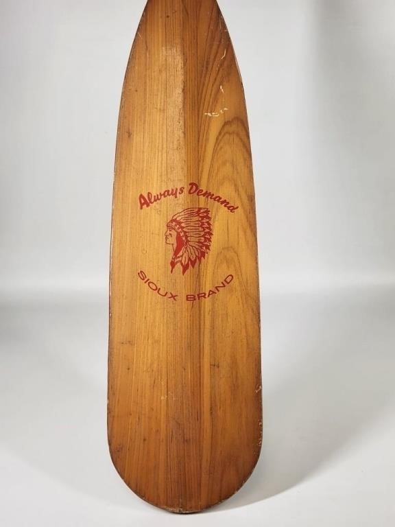 SIOUX BRAND WOOD ORE PADDLE