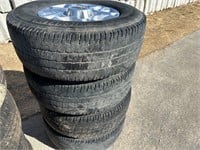 2022 Chevy 3500 Rims & LT275/70R18 Tires