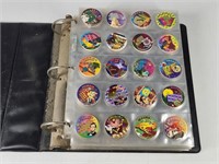 BINDER FULL OF VINTAGE POGS