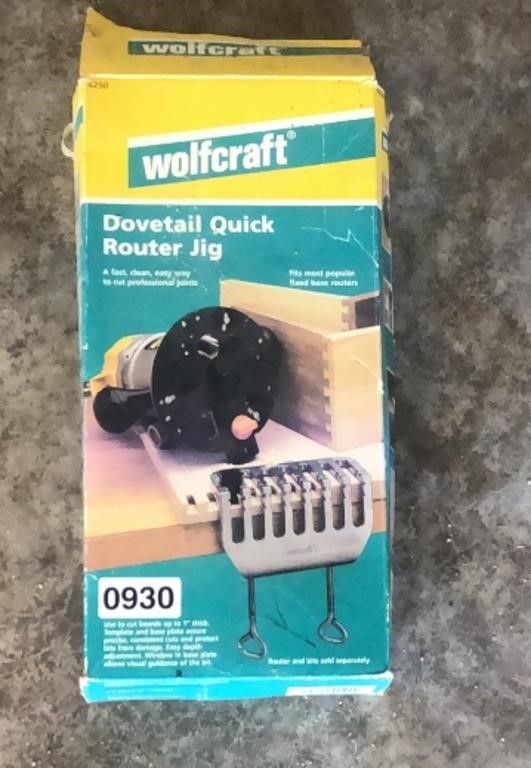Wolfcraft Dovetail Quick Router Jig