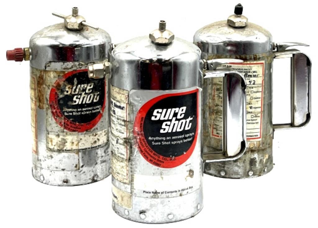 (3) Milwaukee Sure Shot Sprayer