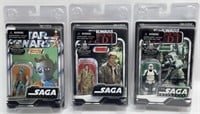 (3) 2006 Star Wars Saga Collection Action Figure