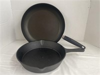 Cast Iron Frying Pan (10”) and a 12” Mirro