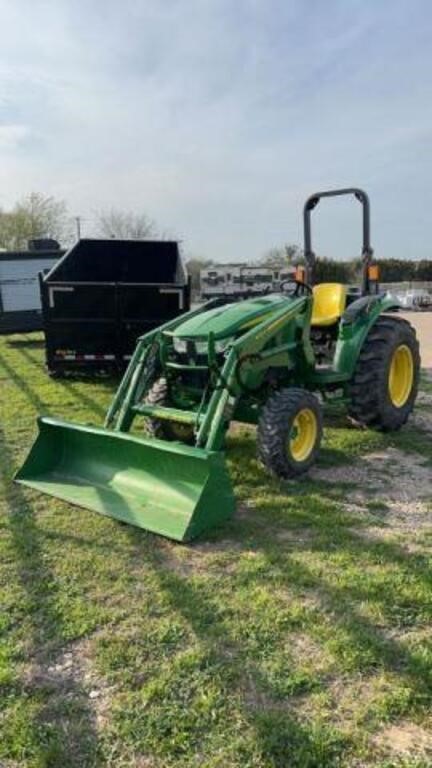 John Deere 4044M w/400E Loader, Hydrastat, 205hrs