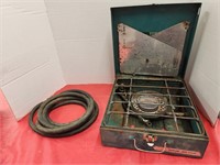 Vintage Propane Cook Stove and Hose