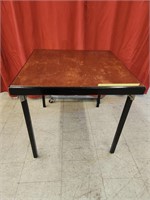 30x30" Homemade Card Table - Repurposed from a