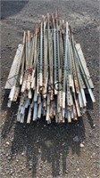 Pallet Lot of 125pcs of T-Posts