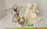 Angel Decor. Glass and ceramic.