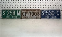 Lot of Vintage Car Tags
