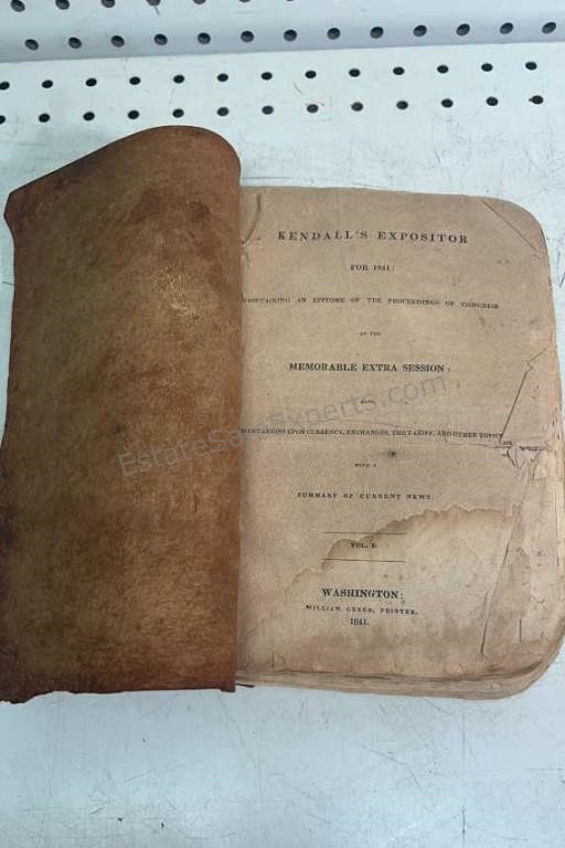 Kendall’s Expositor From 1841
