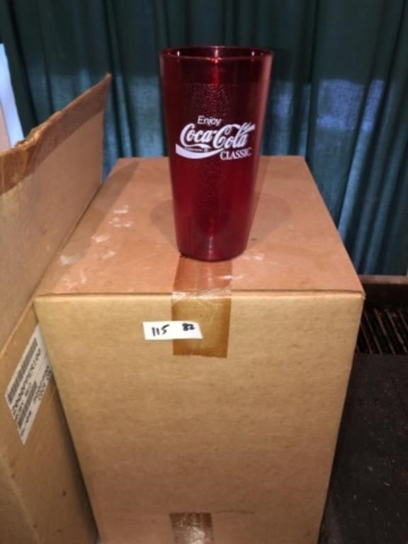 (82) Coca Cola Poly Tumblers