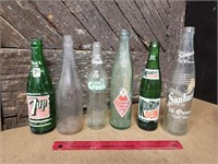 Lot of Vintage glass bottles