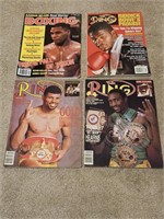 Lot of 4 Boxing Magazines 1980's & 90's