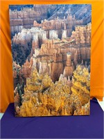 Large Canyon Print on Canvas