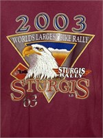 Vintage Sturgis rally motorcycle T-shirt XL