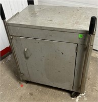 Metal Rolling Workbench/Cabinet. 34" high x 30"